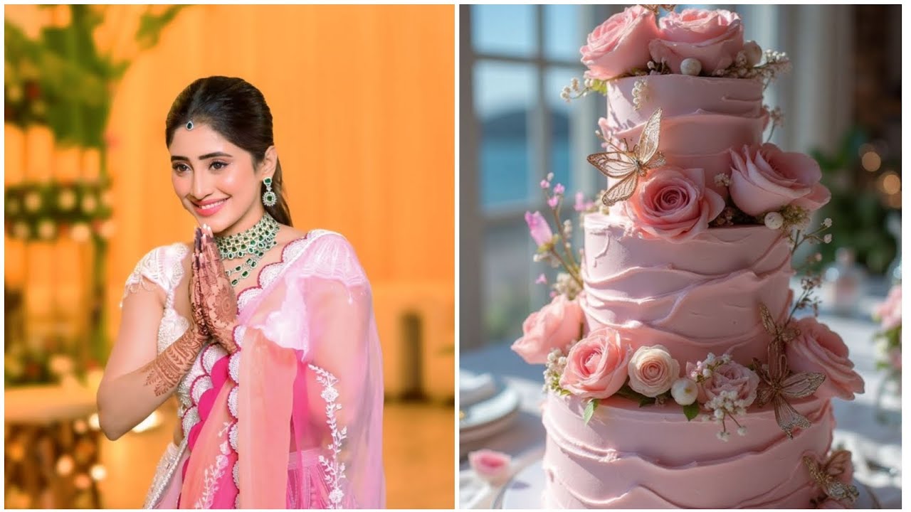 🌷👀 shivangi joshi as same as cake🎂 #yrkkh #shivangijoshi @unniebeauty23 
