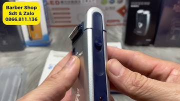 Máy Cạo Râu Yandou Bạc Sc-301u - Máy Cạo Râu Giá Rẻ - Pin Bền Máy Khoẻ Giá Chỉ 150k Bao Ship