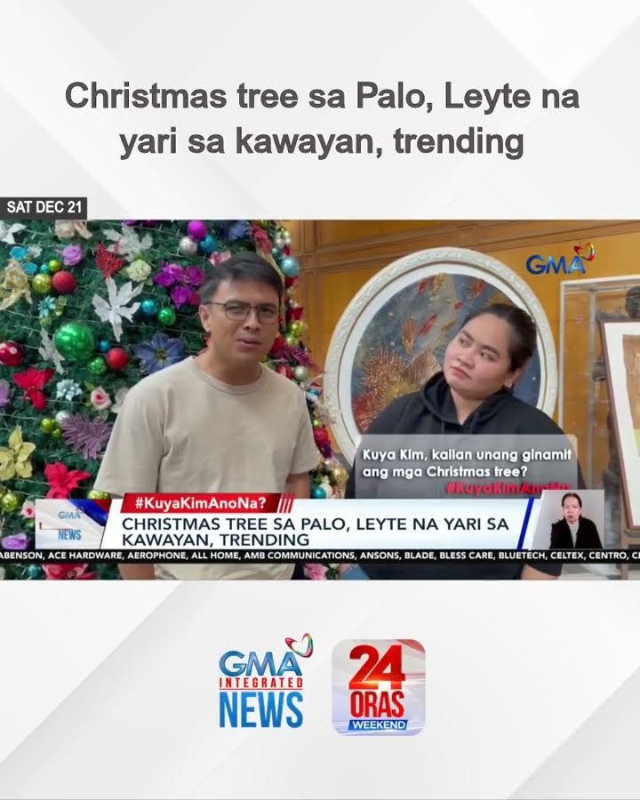 Christmas tree sa Palo, Leyte na yari sa kawayan, trending | 24 Oras Weekend