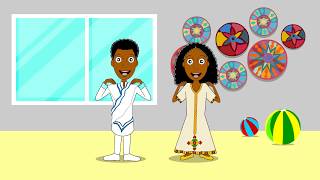 Learn Tigrinya For Kids Head, Shoulders, Knees And Toes