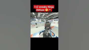 1v2 Sneaky Ninja Defuse 🤫🥷.#shorts #callofduty #warzone #cod #rebirthisland #mw2