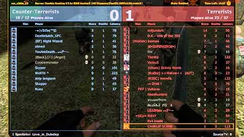 Counter Strike:Source - Zombie Hunting - Part 1