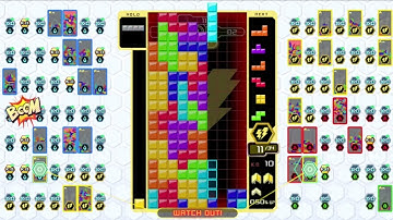 Tetris 99 - Insane Team Win With 2 Minute 1v1