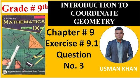 class 9 maths unit 9 exercise 9.1 question no. 3 all parts kpk boards