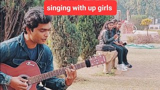 Singing with UP girls #19 | mere rashke qamar song | Indian song reaction