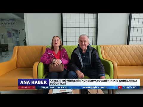 KAYSERİ BÜYÜKŞEHİR KONSERVATUVARI’NIN KIŞ KURSLARINA YOĞUN İLGİ