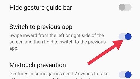 OnePlus Ace Racing smartphone setting, How to on switch previous app   in OnePlus Ace Racing