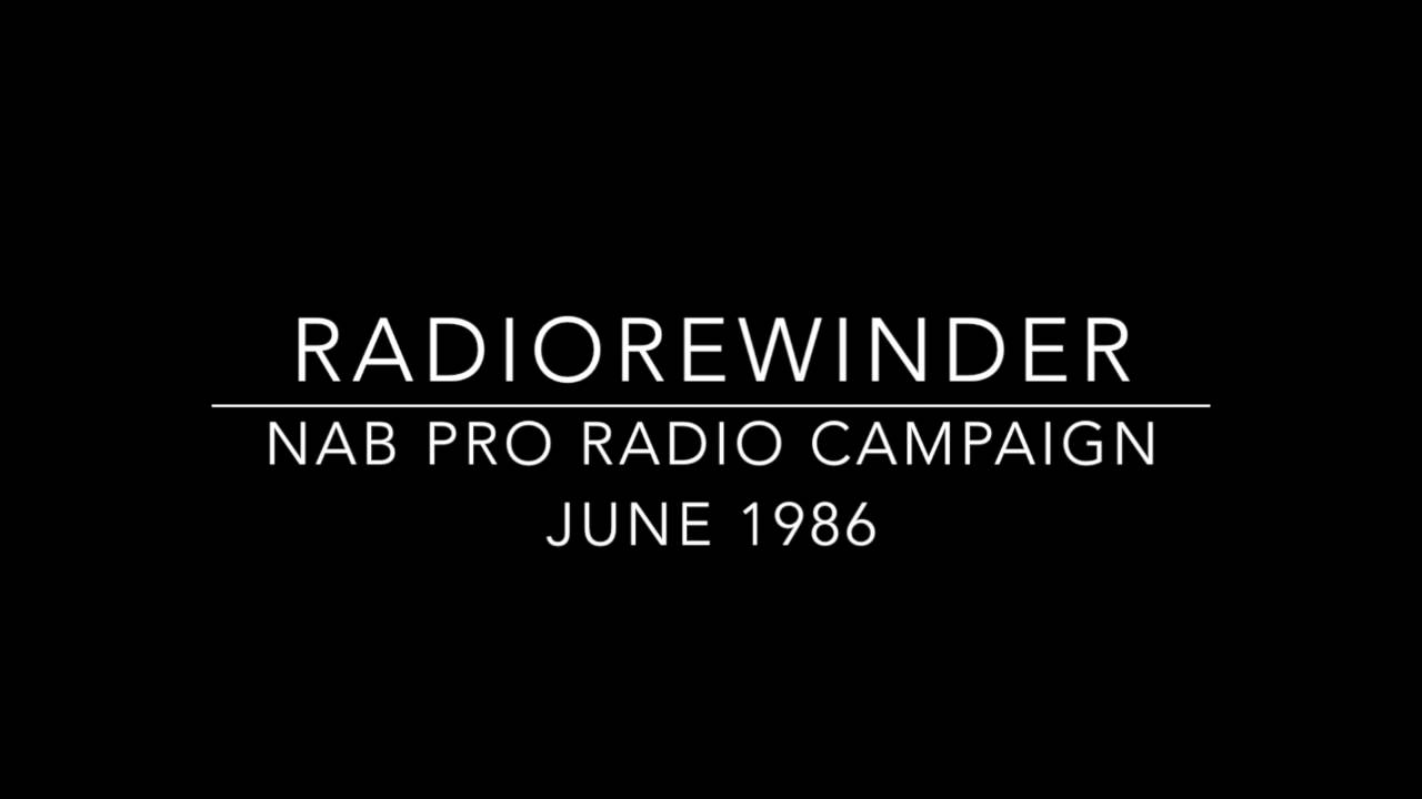 NAB Pro Radio Campaign 1986 RadioRewinder