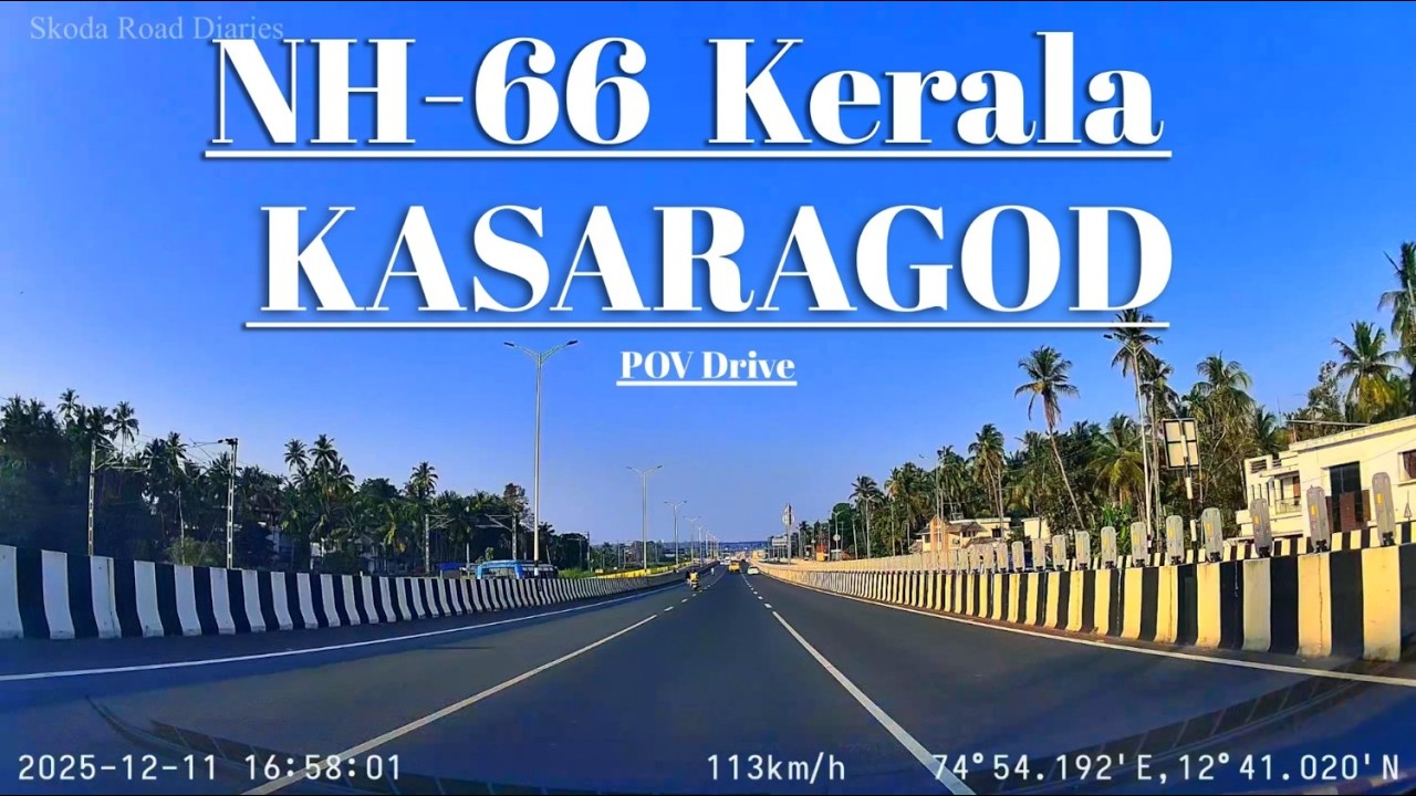 NH 66 | Kasaragod | Kerala Highway Drive | POV Drive