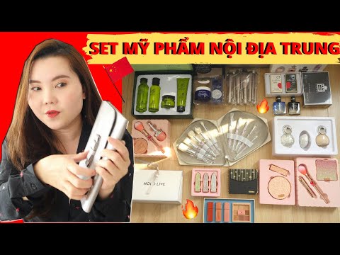 Video SỰ THẬT ĐẰNG SAU 15 SET MỸ PHẨM NỘI ĐỊA TRUNG // DƯỠNG... - youtube