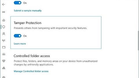 Tamper protection windows 10 | microsoft defender windows 10 | microsoft defender atp