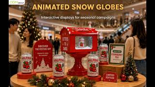 Custom Animated Snow Globes: Automatic Snow & Personalized Music! ❄️
