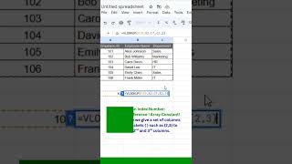 Advanced VLOOKUP. #googlesheets #productivity #excel #vlookup #advancedexcel #exceltips #exceltricks