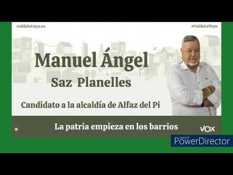 M.A. Saz Planelles Entrevista fin de campaña Vox Alfaz del Pi