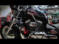 Steering bearing top and bottom replacement on suzuki boulevard c50