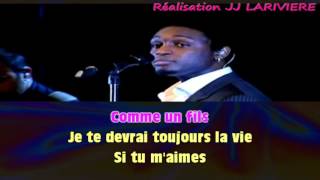 CORNEILLE   COMME UN FILS I G JJ Karaoké chords