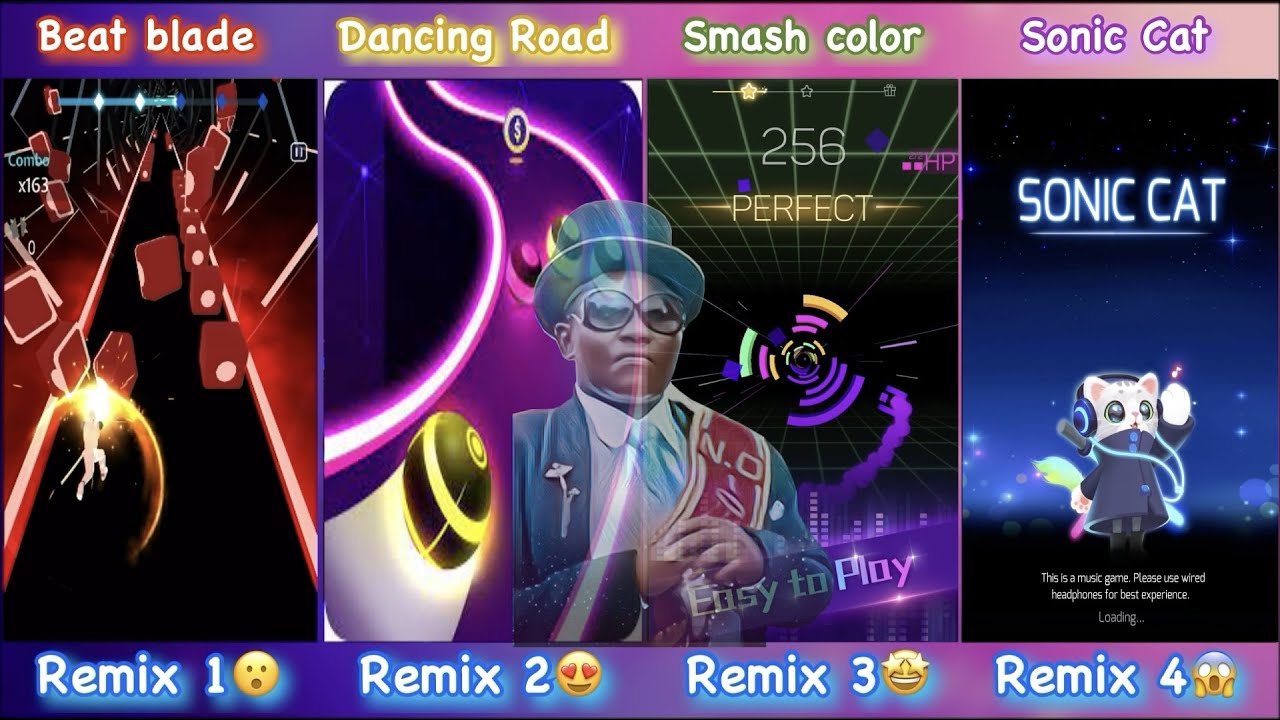 Dancig road - Sonic Cat - Smash Color - Beat Blade | Coffin Dance 4 Remix