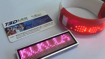 mini led display led name badge led name tags