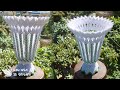 Paper flower vase tutorial ,3d origami vase  v21| cómo hacer un jarrón de origami 3d v21