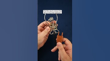 Remove the plug from the Light Bulb. #puzzlesolving #puzzles