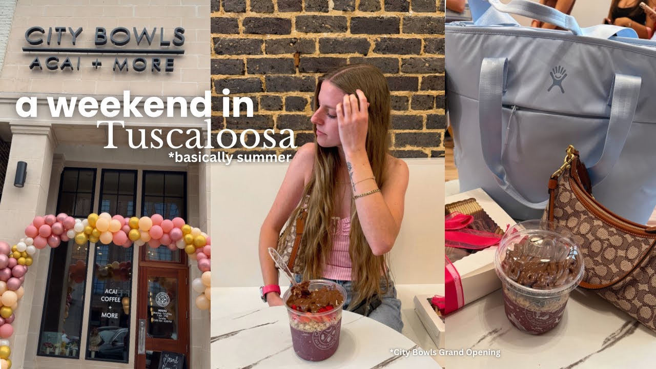 A CHAOTIC WEEKEND IN TUSCALOOSA | City Bowls Grand Opening, almost getting trespassed + more