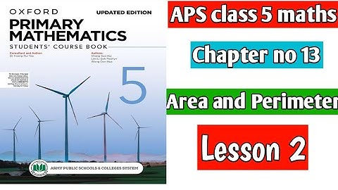 Chapter 13 || Area and Perimeter || Lesson 2 || Oxford primary mathematics book 5
