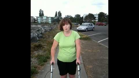 CCSVI Post treatment inury - second day walking after 2 weeks in bed