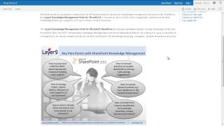 SharePoint Content Relationship Management: Layer2 Related Content Web Part