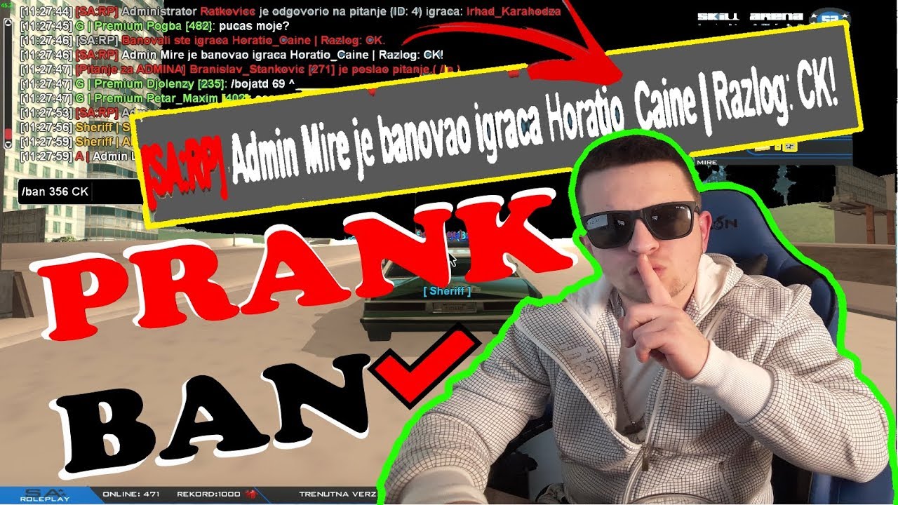 BANOVAO SAM 3 IGRACA I OBRISAO AKAUNTE | PRANK NAD IGRACIMA #1