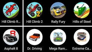 Hill Climb Racing,Hill Climb 2,Dr Driving,Relly Fury,Asphalt 8,Hills Of Steel,Mega Ramp Car Stunt screenshot 5