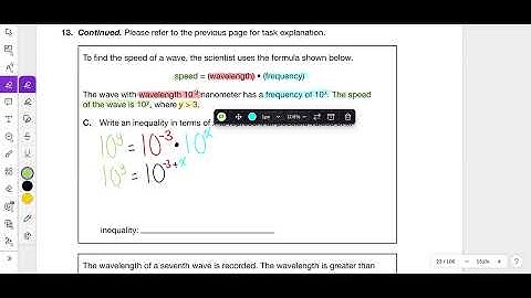 2019 Module 1 Problem 13 Algebra 1 PDE Item and Scoring Sampler