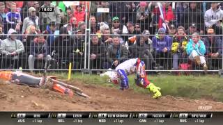 Monster Energy FIM MXoN Latvia FULL Race 1 Replay 2014