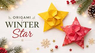 How to Make Origami Winter Star ❄️ (Jane Rosemarin) screenshot 4