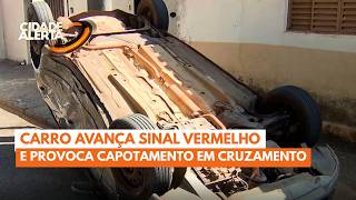 Capotamento em Franca.