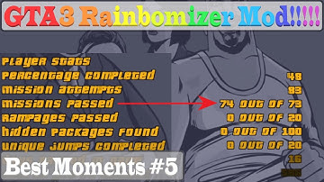 GTA 3 Rainbomizer Mod BEST MOMENTS Montage #5