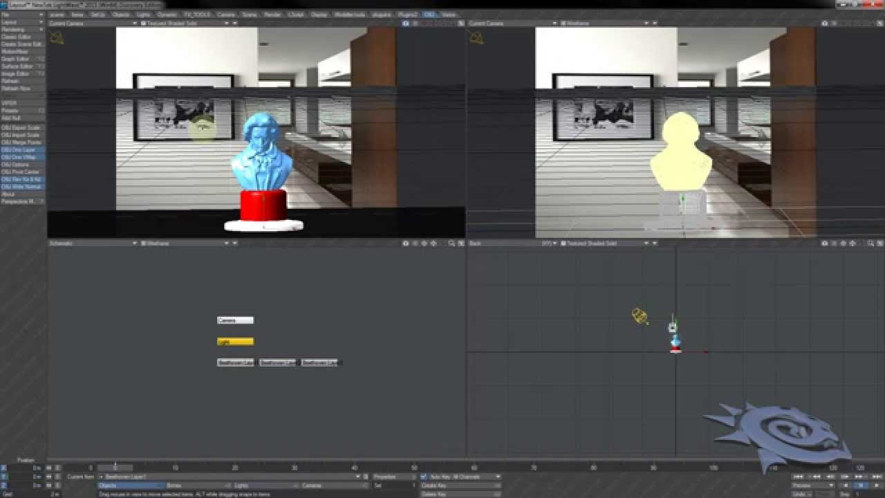 TUTORIAL LIGHTWAVE 3D 2015 ALGUNAS DE LAS NOVEDADES - YouTube
