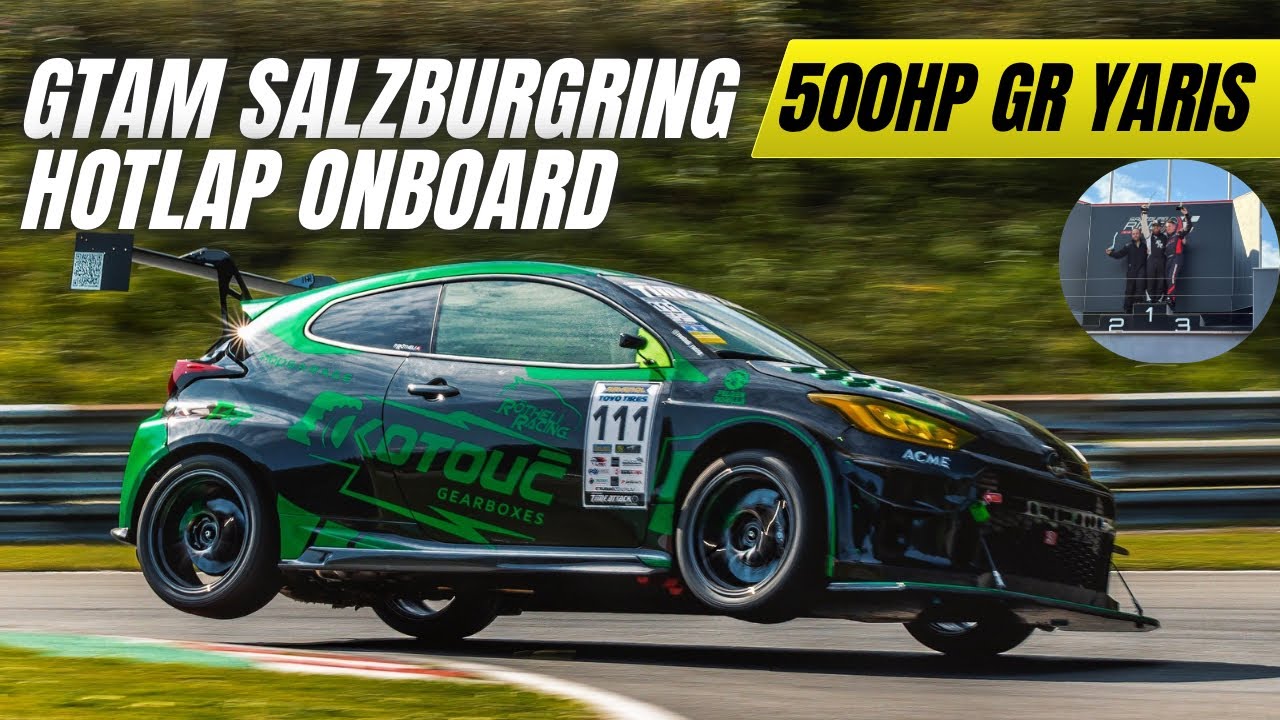 500HP/600Nm Toyota GR Yaris - Onboard Fastest Lap Salzburgring
