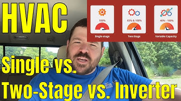 HVAC single-stage vs two-stage vs variable compressor. Heat pumps and Air Conditioners video