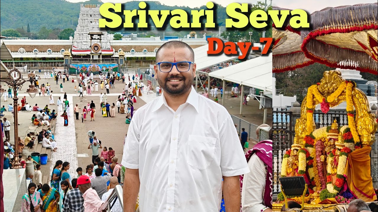 Day-7 Tirumala Srivari Seva | Srivari Darshan | Arjitha Seva | Free Darshan | Last day Seva #vlog