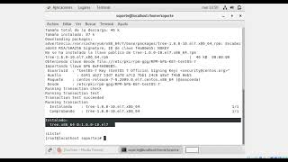 INSTALANDO COMANDO TREE EN CENTOS7