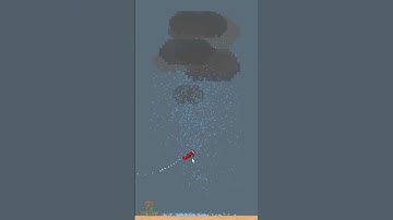 Day 11 coding Tiny Aces! 🚀Dark Pixel Clouds and Rain Particle Effects #devlog  #indiedeveloper