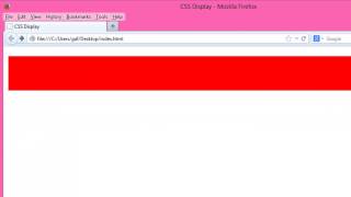 17 - CSS Display and Visibility التعامل مع ال Display  و ال Visibility  بال CSS