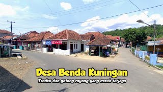 Suasana Desa Benda dengan Tradisi Tahunan Unik Bendung Sungai, Kuningan Jawa Barat