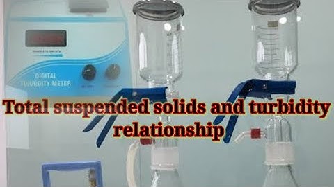 total suspended solids and turbidity relationship