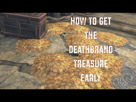 Skyrim ~ How To Get The Deathbrand Treasure Early