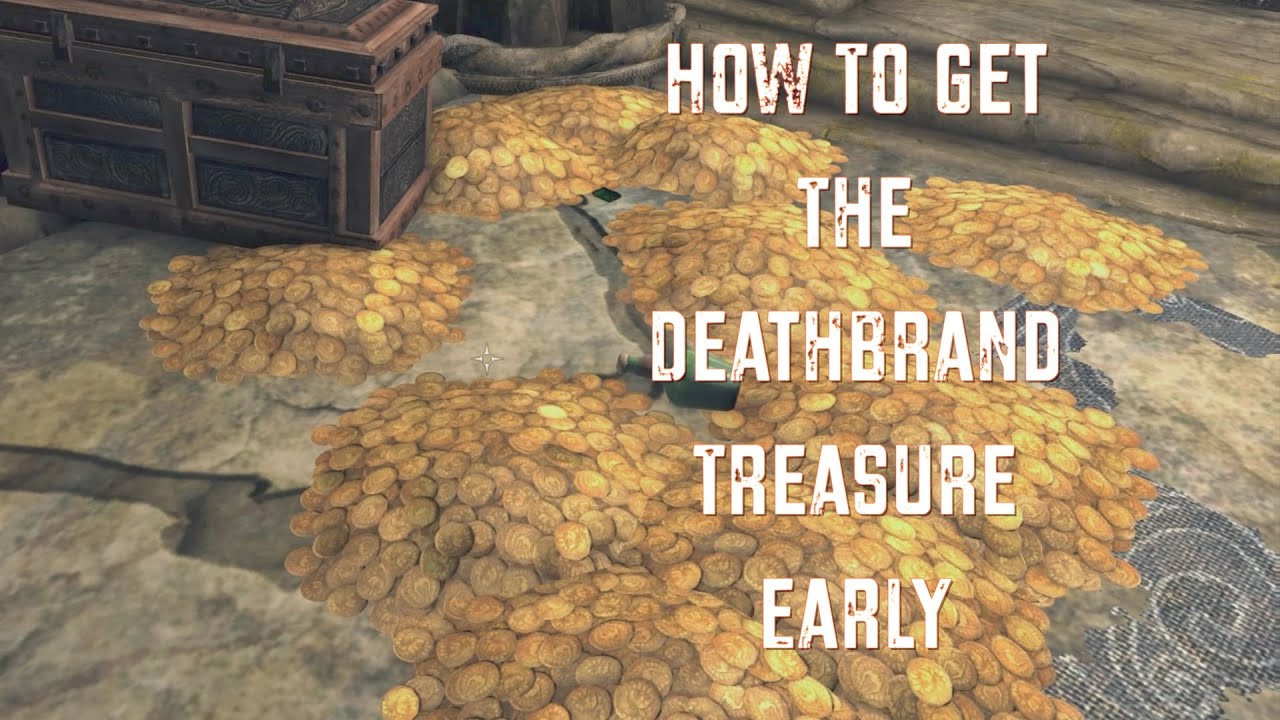 Skyrim How To Get The Deathbrand Treasure Early YouTube