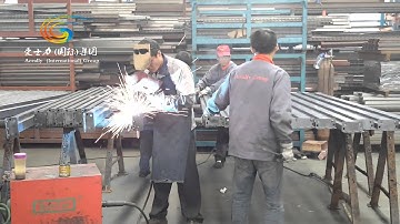 Aceally pallet rack beam welding production