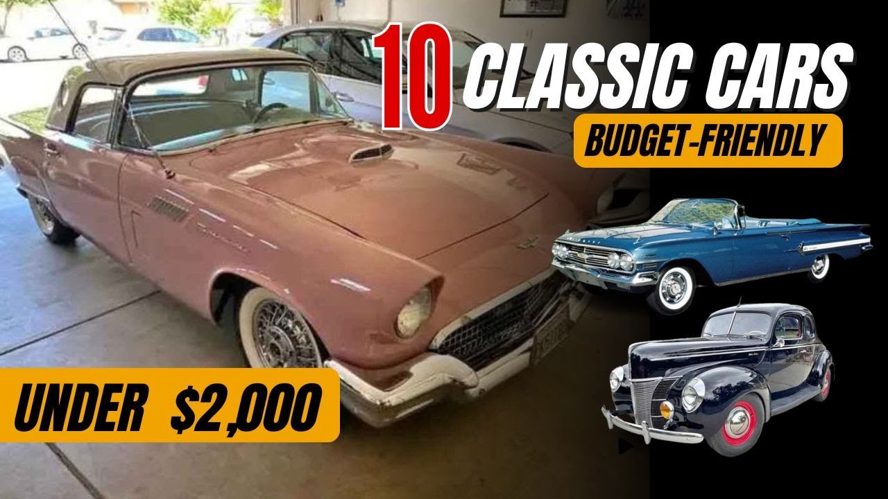 Classic Cars for Less: 10 Great Deals Under $2,000 on Facebook ...