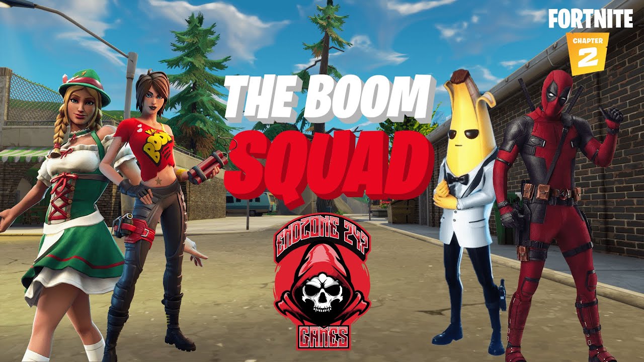 FORTNITE BATTLE ROYALE THE BOOM SQUAD YouTube