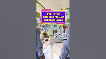 Sesuatu yang tidak biasa pada jam istirahat sekolah ❗ #videoviral